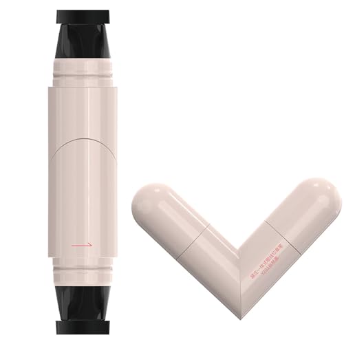 One Piece Eyeliner Stamp Pen, Winged Eyeliner Stamp Foldable, Dual-Ended Eye liner Stamps for Perfect Wing Cat Eyes, Eye Liner Waterproof Smudge Proof for All Eye Shapes (Black)