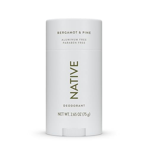 Native Deodorant Contains Naturally Derived Ingredients, 72 Hour Odor Control | Seasonal Scents for Women and Men, Aluminum Free with Baking Soda, Coconut Oil & Shea Butter | Bergamot & Pine