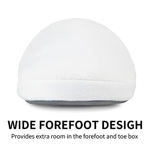 3-Pair Luxury Spa Slippers - Cotton Memory Foam Non-slip Closed Toe Washable Slippers for Hotel,Guest,Travel,Bride,Women and Men