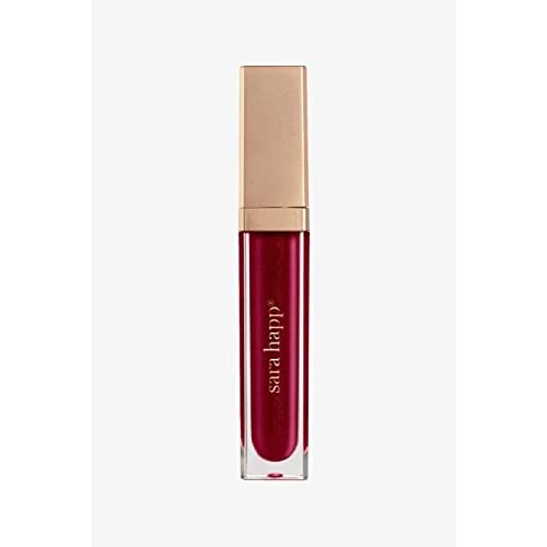Sara Happ Wild Berry Slip Luxe Gloss with Subtle Shimmer - High-Impact Shine & Long-Lasting Wear, Nourish, Hydrate, and Heal Your Lips, 0.21 fl. oz.