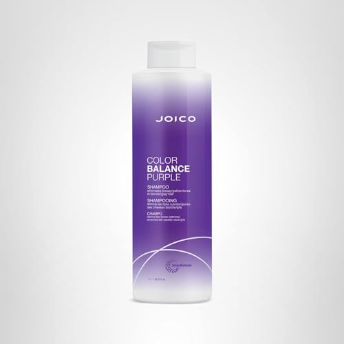 Joico Color Balance Purple Shampoo for Cool Blonde and Gray Hair | 33.8 Fl Oz