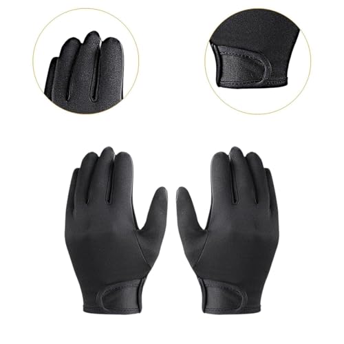 Pistro Set of 2 Heat Resistant Hairdressing Gloves for Curling & Straightening, Five Finger Design, Protective Finger Covers for Salon Styling