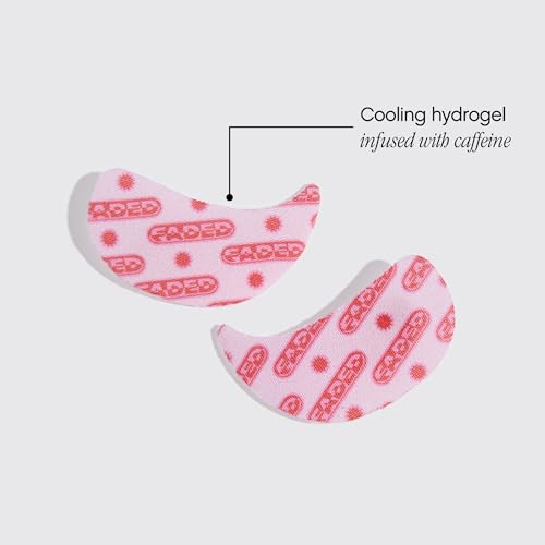 Topicals Faded Brightening Under Eye Masks | Revitalizing Patches to Depuff, Hydrate, and Illuminate | Diminishes Dark Circles and Fine Lines | Made with Kojic Acid, Caffeine & Niacinamide