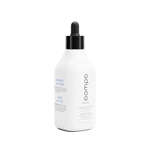 adwoa beauty Baomint¢â Shine + Protect Oil | Hair Growth & Scalp Oil with Baobab, Rosemary + Peppermint | 15+ Botanical Oils for Dry, Textured Hair | Non-Greasy, 7.2 oz Dropper Bottle