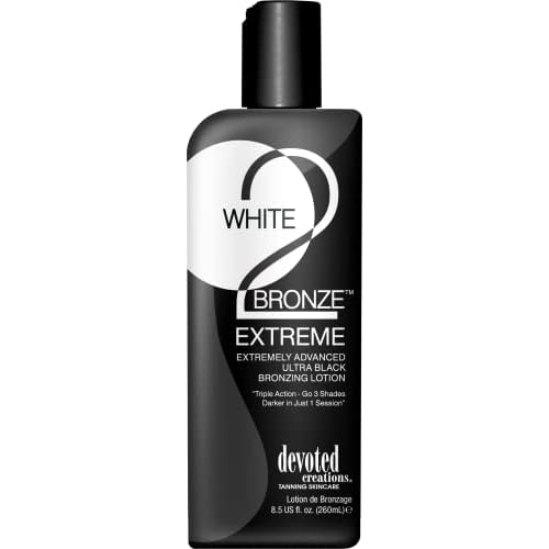 White 2 Bronze Extreme Advance Black Bronzer 3 Shades Darker 8.5z by Devoted Creations
