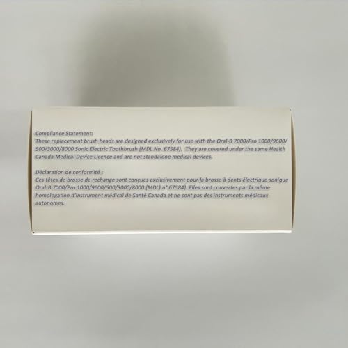 Replacement Toothbrush Heads Compatible with Oral B Braun, 8 Pack Professional Electric Toothbrush Heads Brush Heads Refill for Oral-B 7000/Pro 1000/9600/ 500/3000/8000