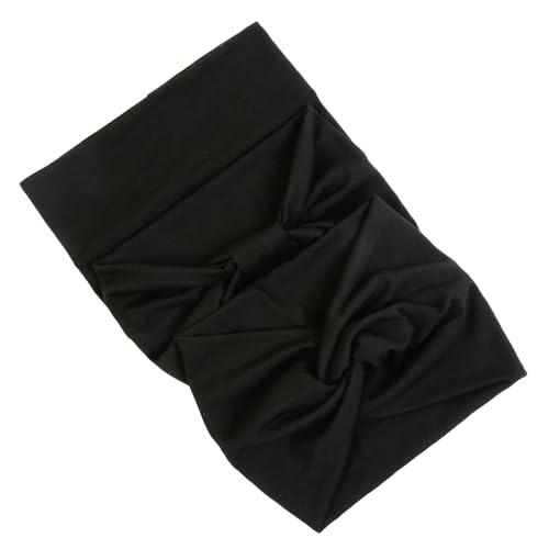 Wide Headbands for Women Black Stylish Head Wraps Multi Styles, Fashion Non Slip Head Bands for Women's Hair Thick Hairbands Extra Large African Sport Yoga Turban Headband Hair Accessories, 3 Packs