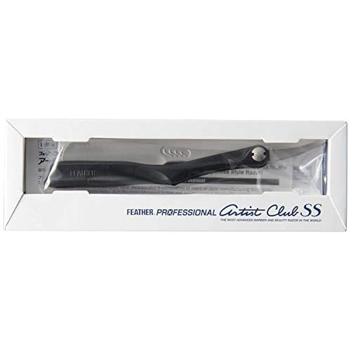Feather Artist Club Black SS Folding Handle Razor