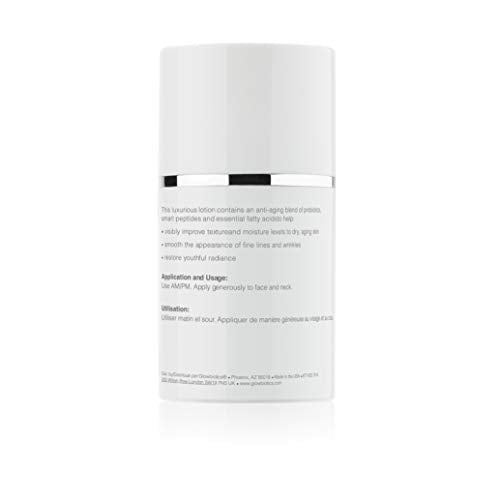 Glowbiotics Probiotic Firming + Replenishing Lotion: Lightweight Daily Moisturizer for Aging and Dry Skin, Reduces Wrinkles and Fine Lines, With Hyaluronic Acid and Vitamin B3, 1.7 Fl Ounce