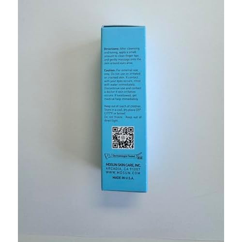 MDSUN Intensive Eye Gel, Alcohol Free, Support Natural Collagen, Keep Skin Moisturized, Radiant & Reduce Lines, Wrinkles, Puffiness, Dark Circles, 15mL
