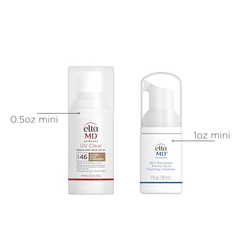 EltaMD UV Clear Tinted Face Sunscreen, SPF 46 Oil- Free with Zinc Oxide, Dermatologist Recommended