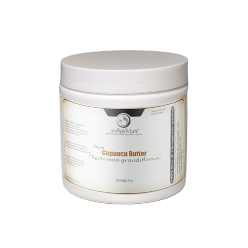 uh*Roh*Muh 100% Pure Virgin 16 Oz Cupuacu Butter from Brazil - Unrefined, Ultra-Moisturizing & Nourishing for Skin and Hair (Net wt: 0.45kg / 1 lb)