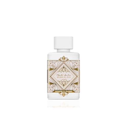Lattafa Bade'e Al Oud Honor & Glory - Fruity, Vanilla, Warm Spicy, Woody - Eau de Parfum Long-Lasting Fragrance for Unisex, 3.40 Ounce / 100 ml