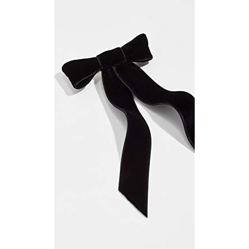 Jennifer Behr Women's Velvet Bow Barrette, Black, One Size