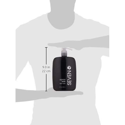SEVEN Haircare Kente Bond Deep Conditioning Hair Mask Treatment for Women & Men, Dry Damaged Hair with Provitamin B5, Hydrolyzed Quinoa & Glycerin, Cruelty Free, Paraben Free, Made in USA