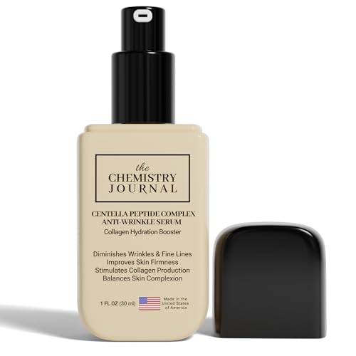 Centella Peptide Complex Anti Wrinkle Serum - Powerful Evening Collagen Hydration Booster, Anti Aging Serum, Tightens Skin, Reduces Fine Lines & Wrinkles. Made in the USA.