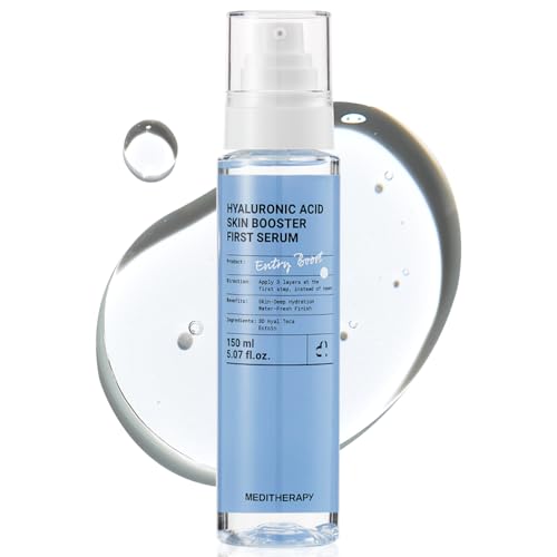 Meditherapy Hyaluronic Acid Serum XXL 150ml (5.07 fl.oz.) ? Ultra Hydrating Serum for Glowing Skin, Face Moisturizer, Non-Sticky, Anti-Aging & Wrinkle Care, Korean Skin Care