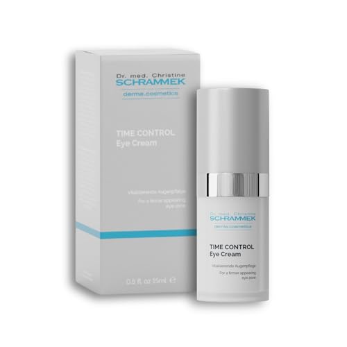 Schrammek TIME CONTROL Eye Cream (0.5 fl oz) - for Demanding Skin - Reduces Circles Under Eyes - with Matrixyl¢ç 3000 & Milk Thistle Oil - Eye Care - Skin Care - Dr