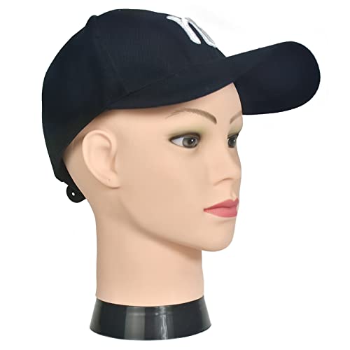 Bald Female Training Head Cosmetology Mannequin Head for Wigs Making and Display with Free clamp (12B)