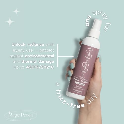 SIMPLY SMOOTH Xtend Keratin Reparative Magic Potion Original Leave In Conditioner Detangler & Heat Protection Spray Repair & Reduce Breakage Color Safe & Sodium Chloride Free 33.8 Oz