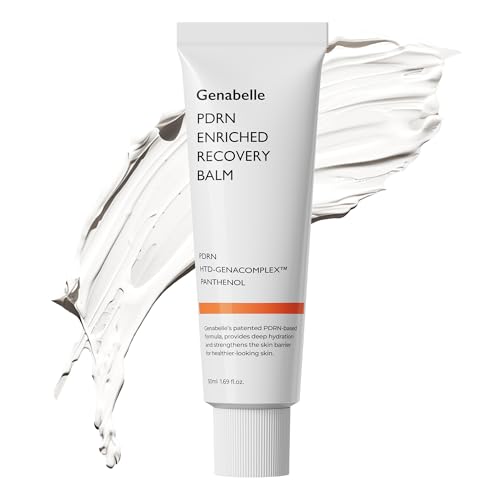 Genabelle PDRN Enriched Recovery Balm ? 5,000 ppm PDRN & 10,000 ppm Panthenol Soothing Repair Cream for Sensitive Skin, Hydration & Barrier Strengthening, 50 ml (1.69 fl oz)