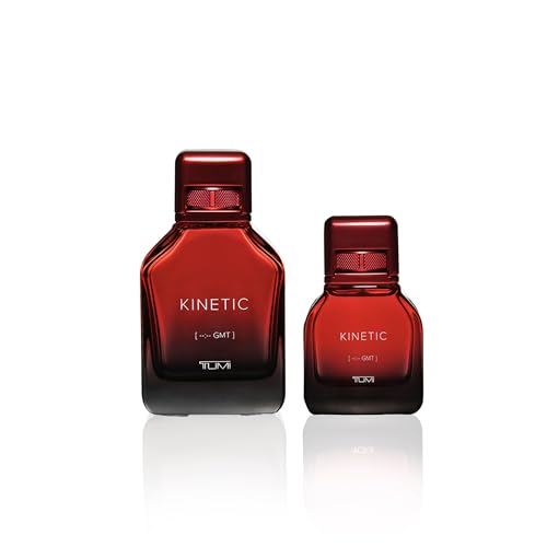 TUMI KINETIC [--:-- GMT] - Masculine & Spicy Cologne for Men with Smoky & Woody Notes - 3.4 oz & 1.0 oz Eau de Parfum