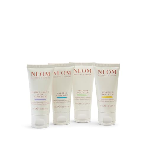 Neom- Moments of Wellbeing in the Palm Of Your Hand Gift Set | 4x30ml Luxury Hand Creams | Mother's Day | Gift | Essential Oil¡¦