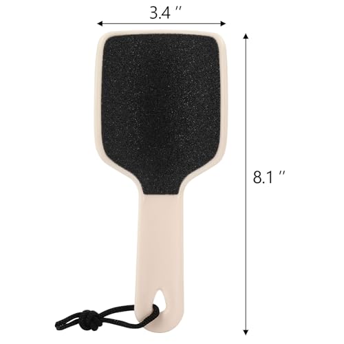 2 Pcs Curved Foot File Callus Remover for Feet, U Shaped Foot Scrubber Dual Sided Heel File Scraper Dead Skin Remover