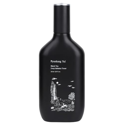 Pyunkang Yul PKY Black Tea Deep Infusion Toner for Anti-Aging, Rich Moisture Toner for Fine Line Care & Firmer Facial Skin, Zero-Irritation, Korean Skincare (4.39 Fl. Oz, 130ml)