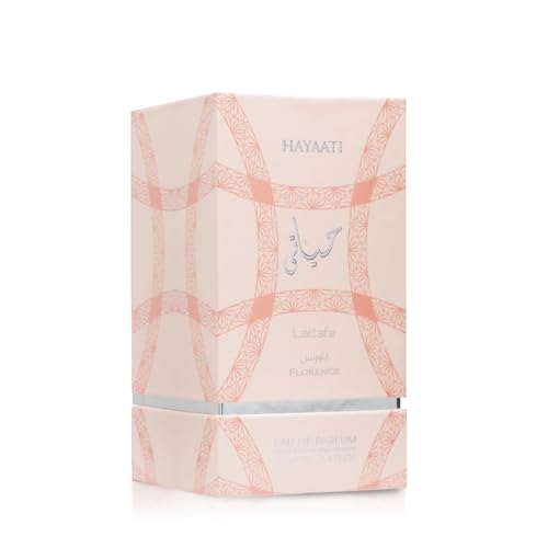Lattafa Hayaati Florence for Women Eau de Parfum Spray, 3.4 Ounce