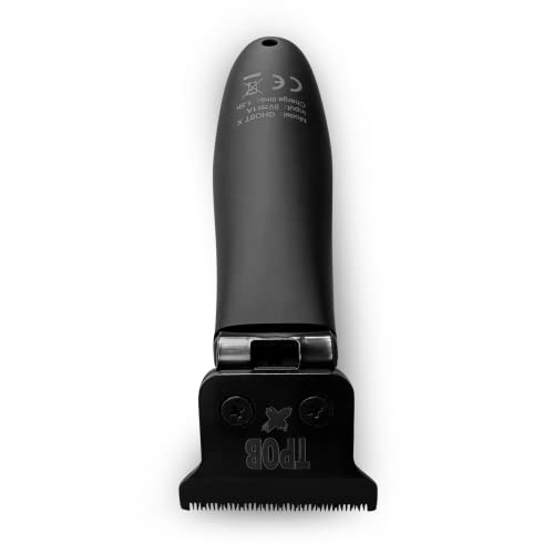 TPOB Ghost X Beard Trimmer Hair Clippers for Men, Professional Hair T-Blade Trimmer Cordless Rechargeable Edgers Clippers Electric Beard Shaver (Ghost X Blackout)