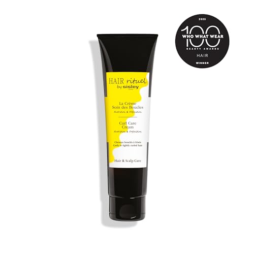 Sisley Paris Curl Care Cream - 150 mL - Nourishes & Defines Curly to Tightly Curled Hair - 24-Hour Anti-Frizz & Anti-Humidity Protection - Provides Long-Lasting Hold