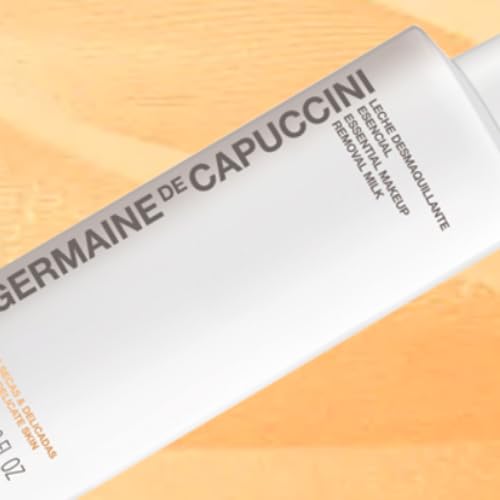 Germaine de Capuccini - Options | Essential makeup Removal Milk - Sensitive and Normal Skin - Removes impurities and makeup traces, prevents dryness and showers the skin with hydration - 6.8 FL OZ