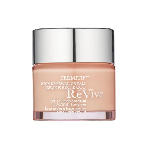 R?Vive Fermitif Neck Renewal Cream - Neck and D?colletage Tightening Cream - Broad Spectrum SPF 15 Sunscreen - Anti-Aging, Reduces Fine Lines & Smooths Skin, 2.5 OZ