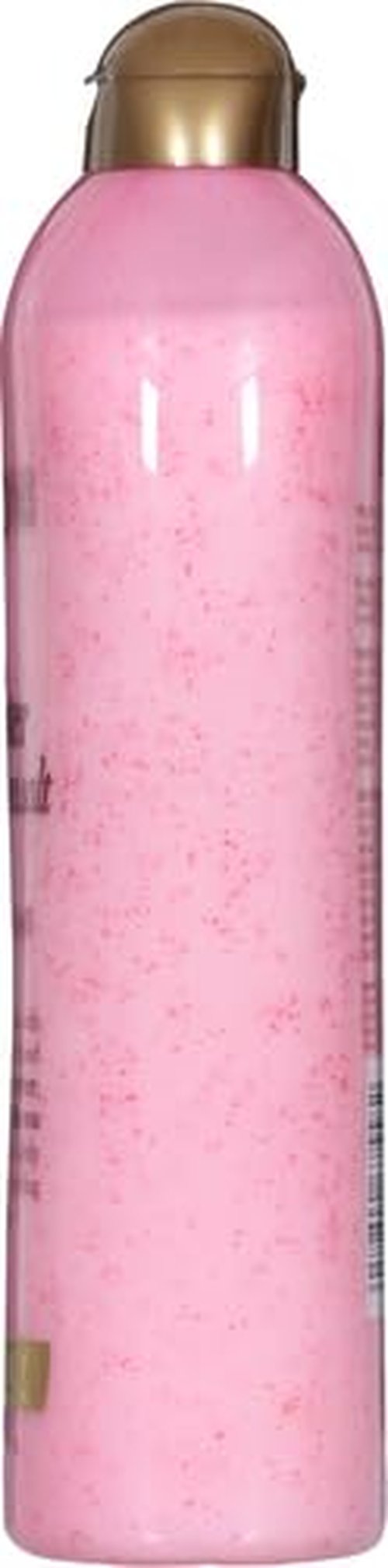 OGX Sensitive + Rose Water & Pink Sea Salt Exfoliating Body Scrub + Rose Quartz, Gentle Exfoliating Daily Body Wash Softens Skin, Body Scrub for Women, Sulfate-Free Surfactants, 19.5 fl oz (Pack of 3)