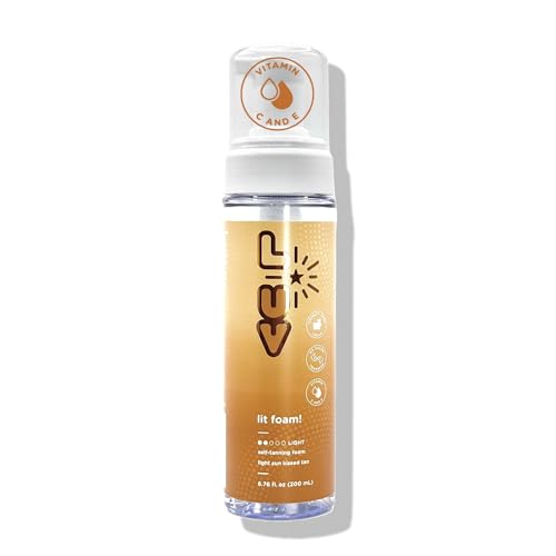 L-UV lit foam! Light sun kissed tan. Transparent and no color transfer foam with Vitamin C and E. Perfect for a natural and flawless looking tan.