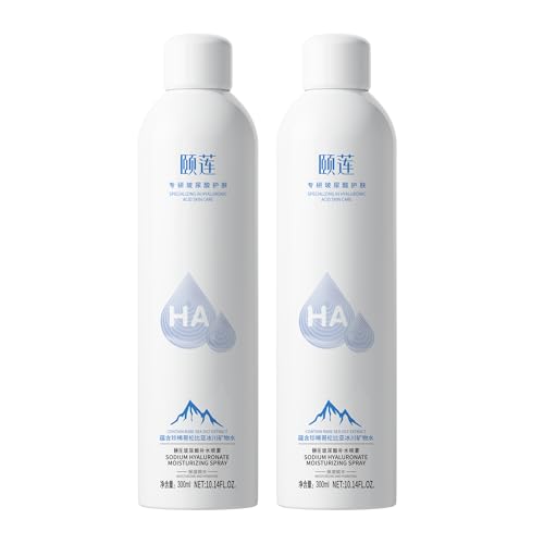 YILIAN Face Mist Natural Facial Spray with HA, Soothing and Calming Sensitive Skin, 10.14 fl. oz. 2 Packs