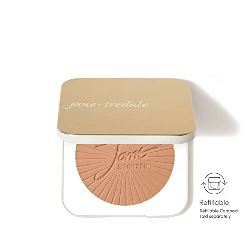 Jane Iredale PureBronze Matte Bronzer Refill Bronzing Powder with Buildable Coverage Lightweight & Breathable Feel Cruelty-Free 3 Natural Tones