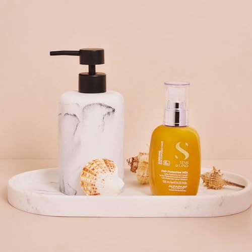 ALFAPARF MILANO Semi di Lino Sunshine Protective Hair Milk - Leave-in Treatment with UV filter - Moisturizing Treatment for Sun Exposed Hair - Hair Detangler - For Soft, Shiny, Lightweight Hair