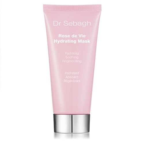 Dr Sebagh Rose de Vie Hydrating Face Mask (3.38 fl oz) - Collagen-Rich Moisturizing and Hydrating Mask for Face - Skin Care Face Mask for Dewy, Glowing Skin