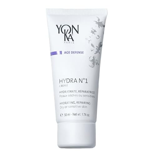Yonka Daily Reparative Moisturizer, Hydra No. 1 Creme - Rich Anti-Aging Skincare with Hyaluronic Acid, Vitamins A, C & E for Dry Skin, Paraben-Free