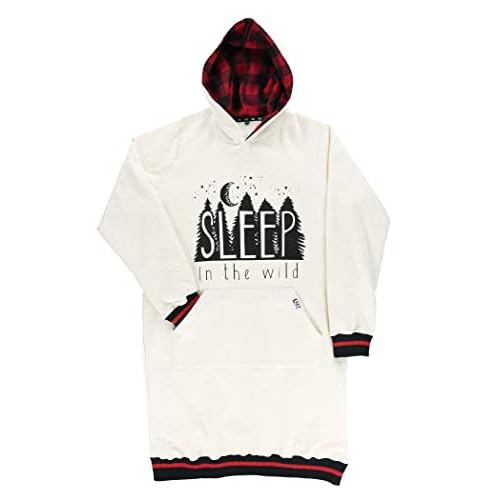 Lazy One Oversized Hoodie Sweatshirt, Comfortable Sleepwear, Sweater Dress For Women