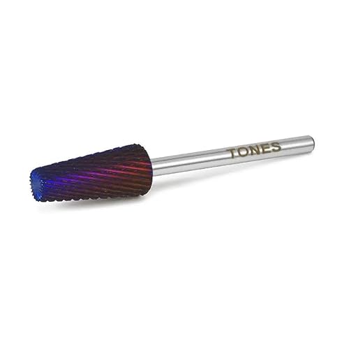 Tones Nail Drill Bit 5-in-1 Cross Cut Sanding Shaft for Electric File - Remove Acrylic & Gel - Manicure, Nail Art