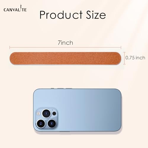 Canvalite Nail File Large Emery Boards for Nails,180 Grit Nail Files for Natural Nails, Thin Emory Nail File Pack Manicure Tool for Home Use 12PCS