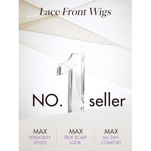 LUVME HAIR NatureMAX¢â 13x4 Loose Body Wave HD Lace Front Wigs Human Hair Pre Plucked 180% Density Frontal Wigs Human Hair for Women Glueless Wigs Flexi-Fit Drawstring Cap 18 inches