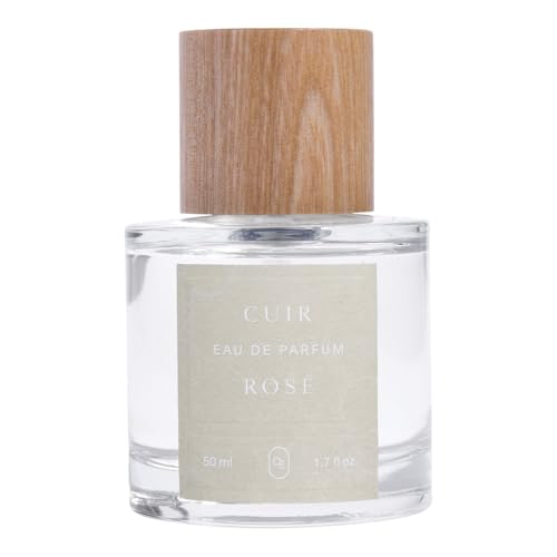 Oak Essentials Cuir Rose Eau De Parfum | Clean Fresh Floral Fragrance with Rose, Cassis, Saffron & Amber, 50 mL