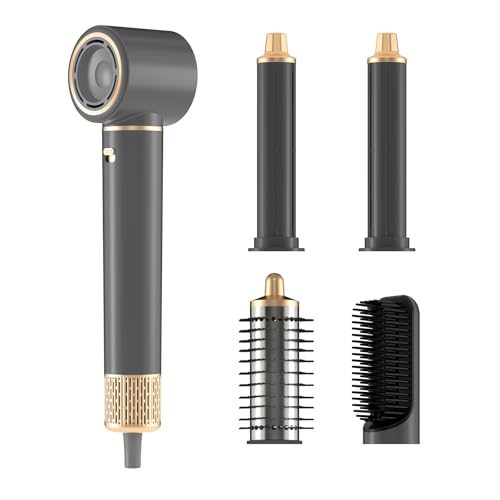 Hair Dryer Brush 5 in 1, JAOSOP Hair Styler, 110,000 RPM High-Speed Negative Ionic Hair Dryer Fast Drying, Professional Multi Blow Dryer Brush for Curling Volumizing Straightening Styling