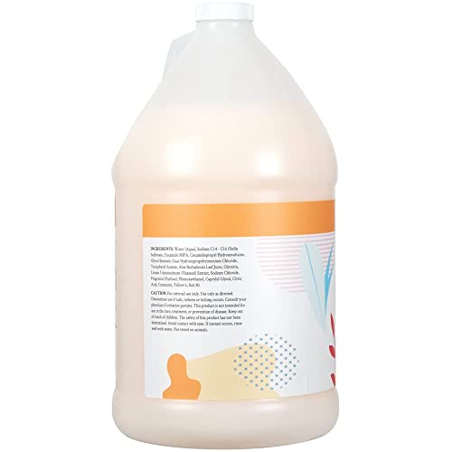 Ginger Lily Farms Botanicals All-Purpose Liquid Hand Soap Refill, Coco Mango, 100% Vegan & Cruelty-Free, Coconut Mango Scent, 1 Gallon (Pack of 4)