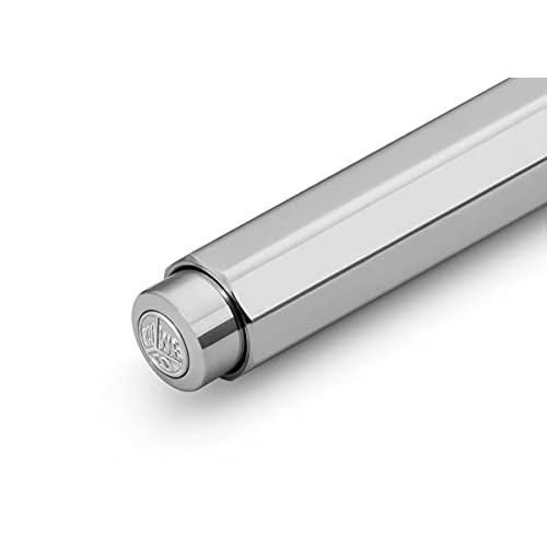 Kaweco AL SPORT Ball Pen Raw I Retractable Ballpoint Pen in Classic Design with Standard D1 Refills I Aluminium Ball Pen 13cm