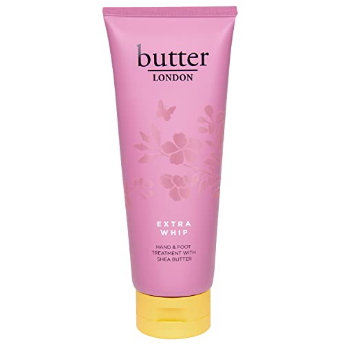 butter LONDON Extra Whip Hand & Foot Treatment, Shea & Cocoa Butter, Helps Hydrate & Restore Dry Skin, Helps Firm Skin¡¯s Appearance, Vegan, Cruelty & Paraben Free